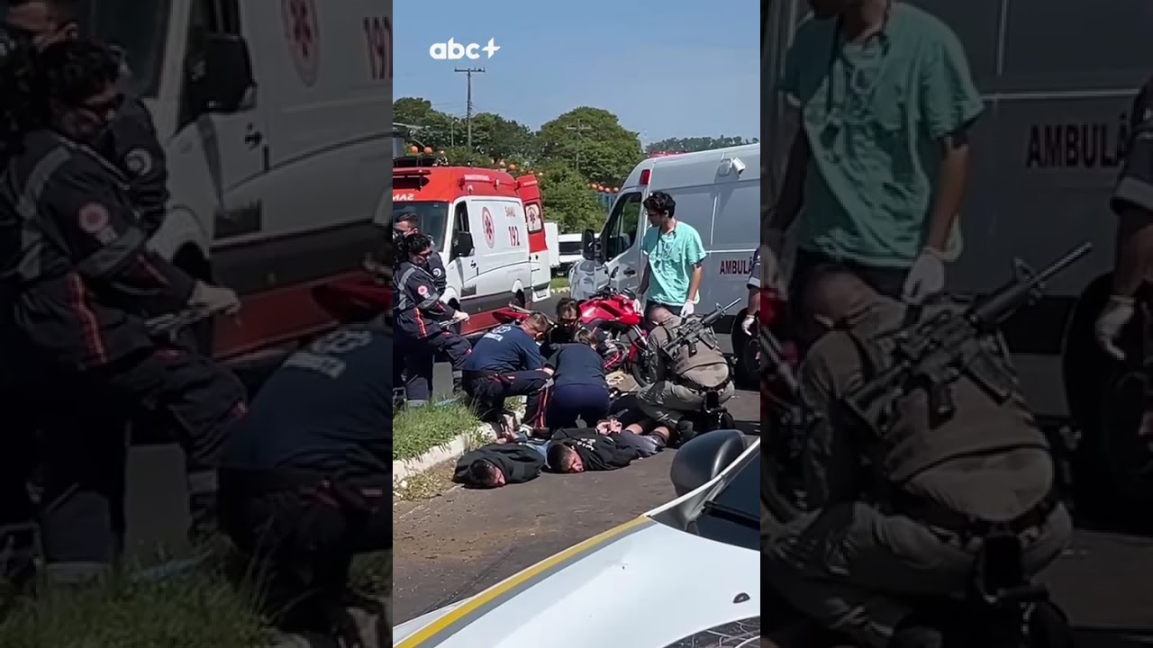 Inspetores da Guarda Municipal sobre a ocorr&ecirc;ncia na RS-239