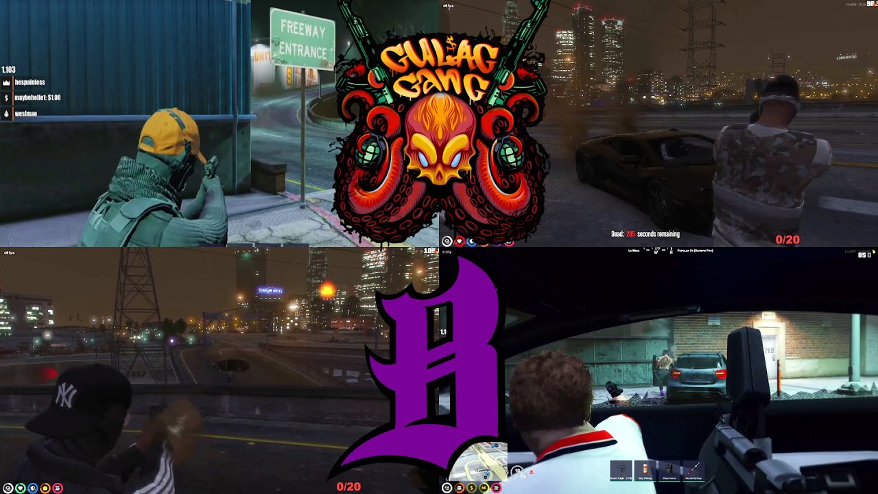 Gulag Gang VS Ballas Fight At Ottos
