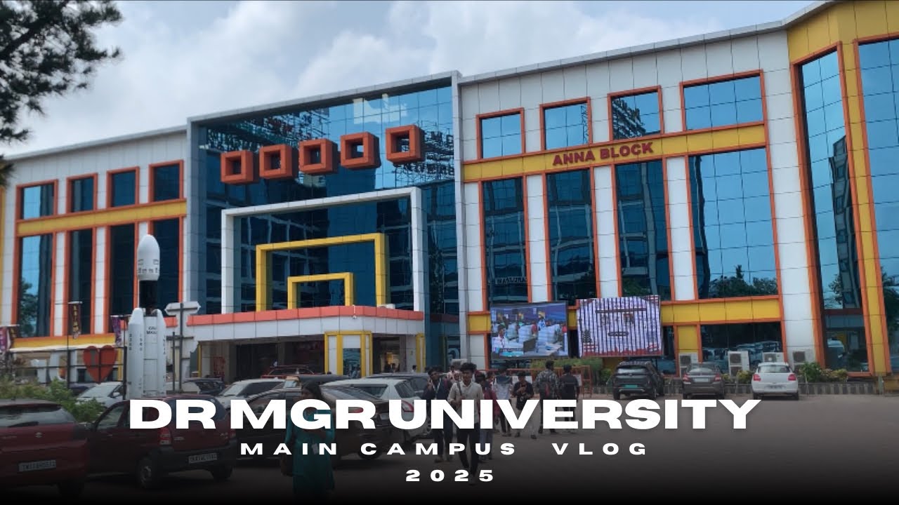 ♥️DR MGR UNIVERSITY✨||  MADURAVOYAL CAMPUS VLOG 2025 ADMISSION || CHENNAI 