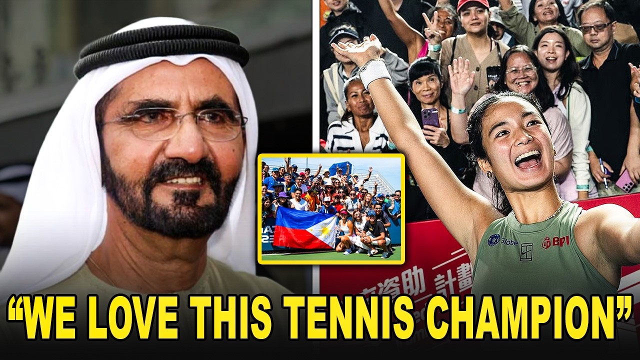 WTA Fans STUNNED as Dubai Gives Alex Eala an UNBELIEVABLE Welcome!