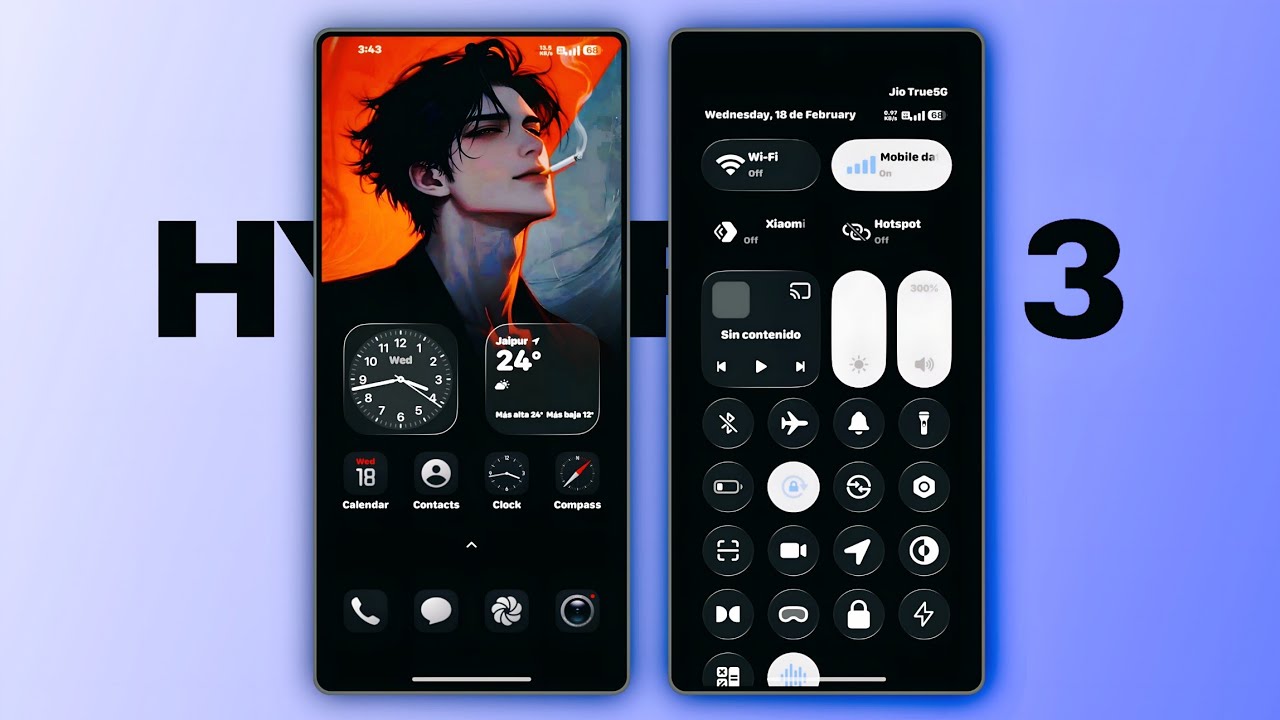Xiaomi HyperOS 3 4 Toggle Customization Theme &ndash; Pro Control Center 🚀 HyperOS Themes 2026