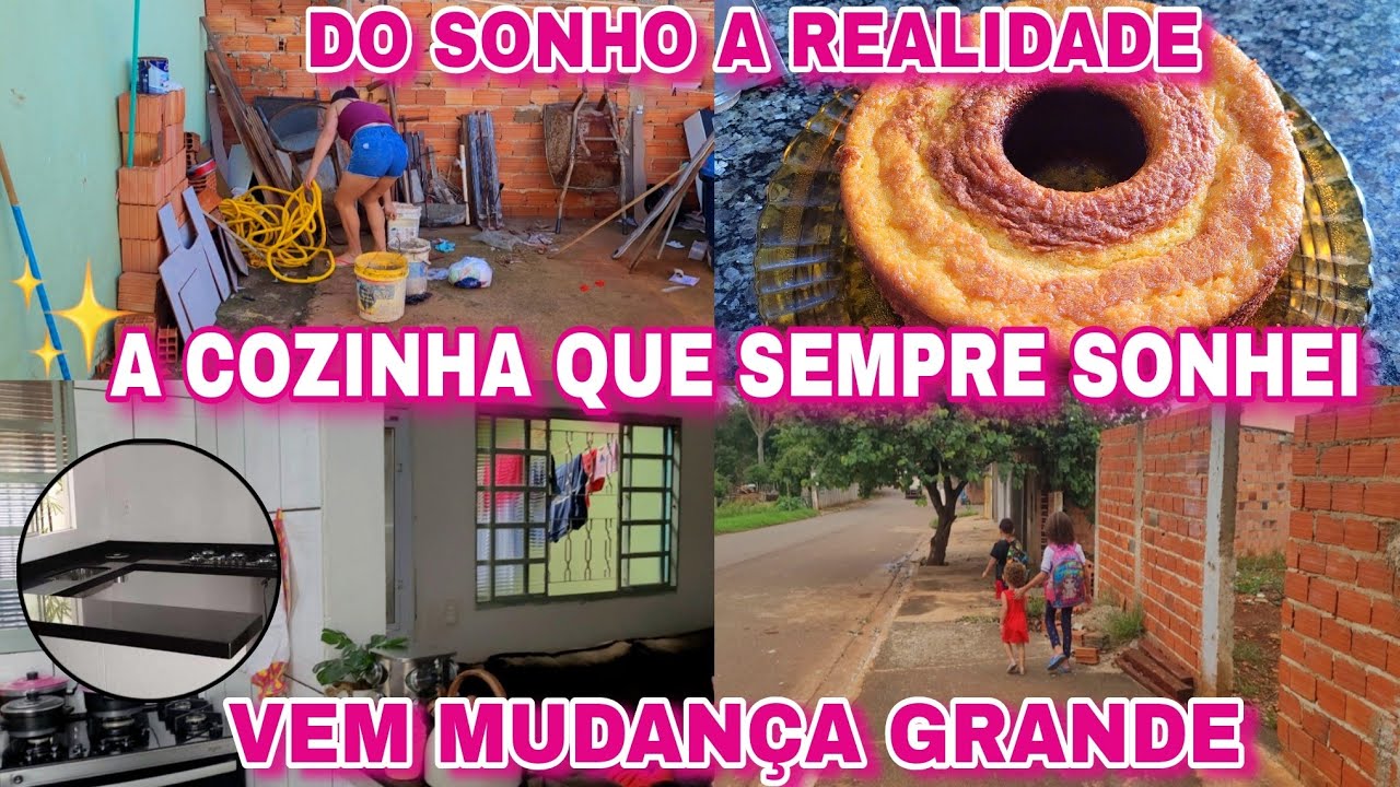 ENCOMENDAMOS A BANCADA DOS SONHOS🥹🙏! MAIS VAMOS PRECISAR QUEBRAR A PAREDE DA COZINHA