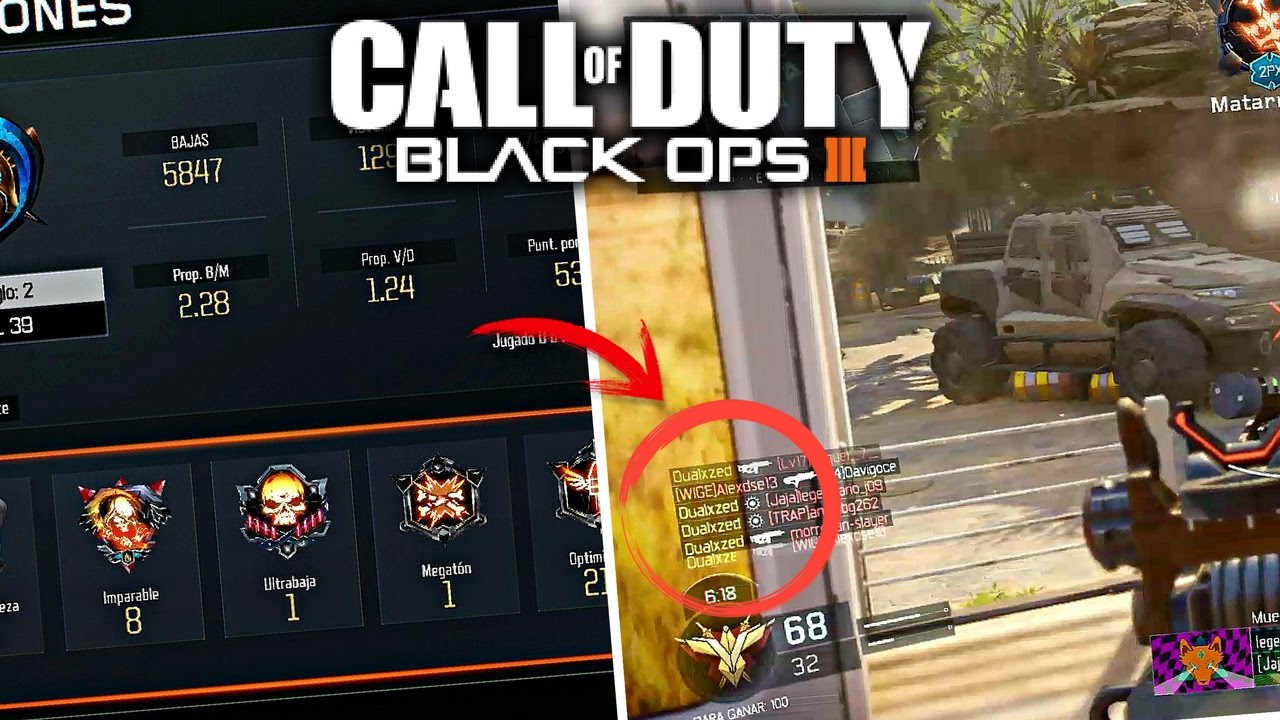 REVENTANDO en BLACK OPS 3 y ENSEÑO MIS ESTADISTICAS!