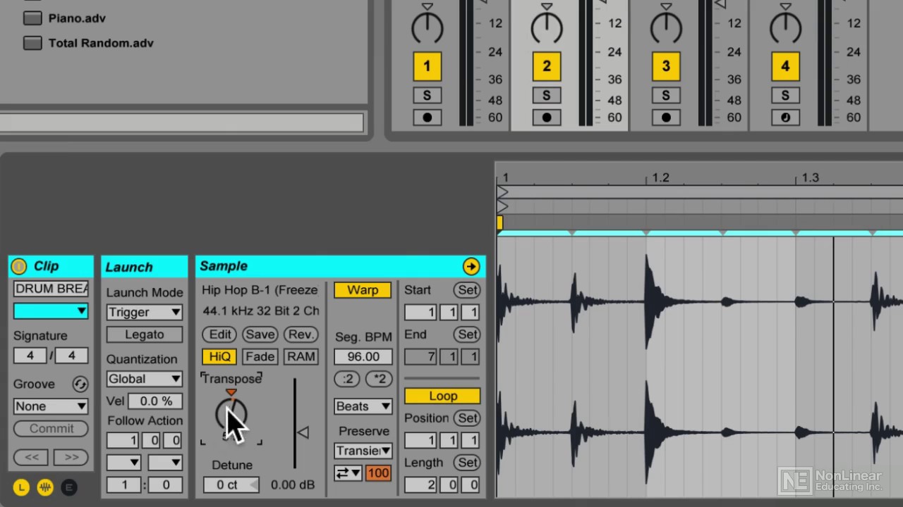 Ableton Live FastTrack 304: The Art of Drum Programming II - 2. Creative Pitch Shifting