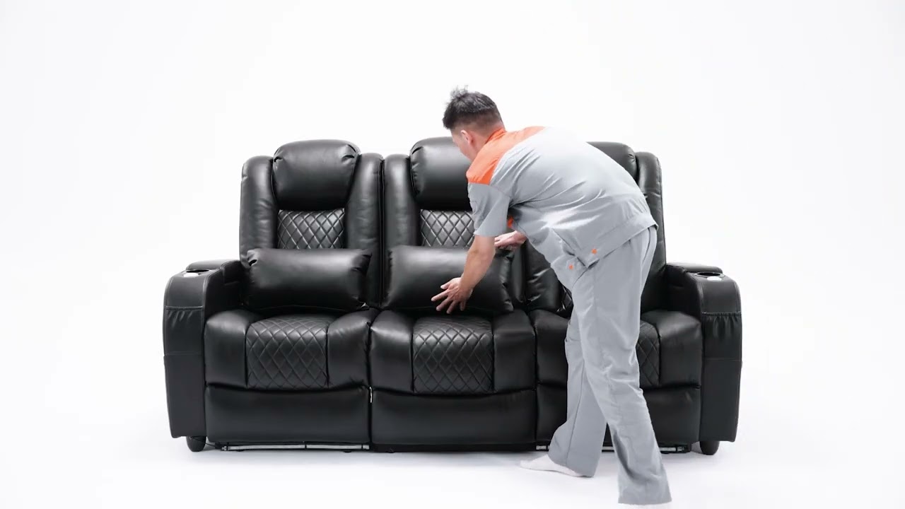 Row of 3 Home Theater Seating Installation Guide