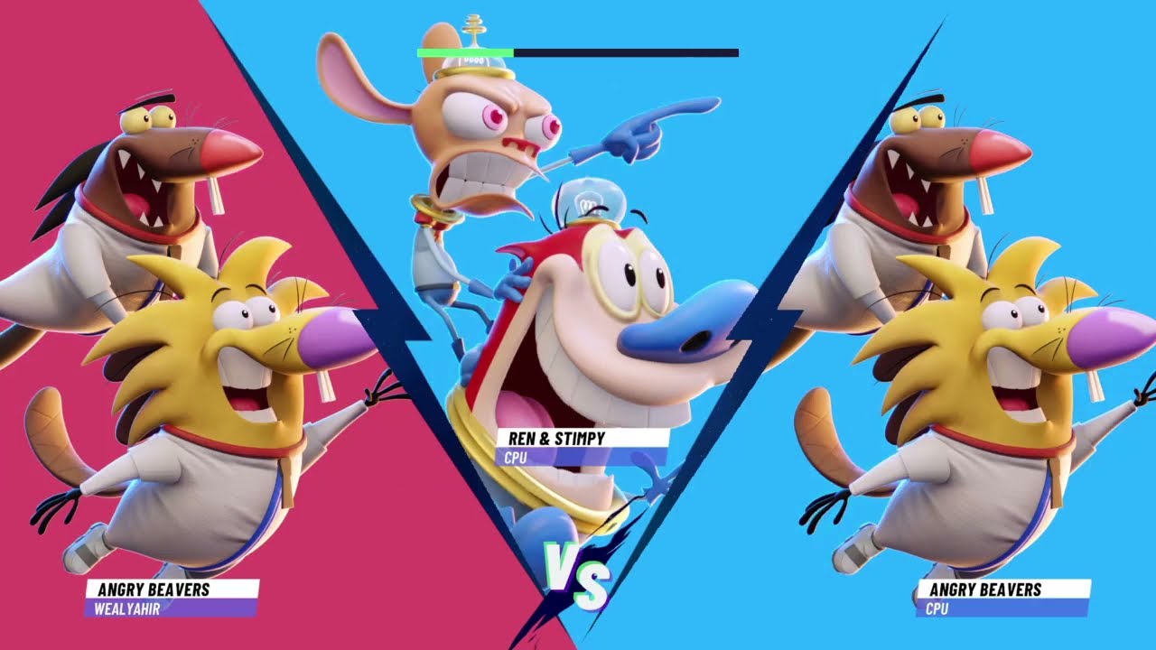 Arcade Mode:Angry Beavers|Nickelodeon All-Star Brawl 2