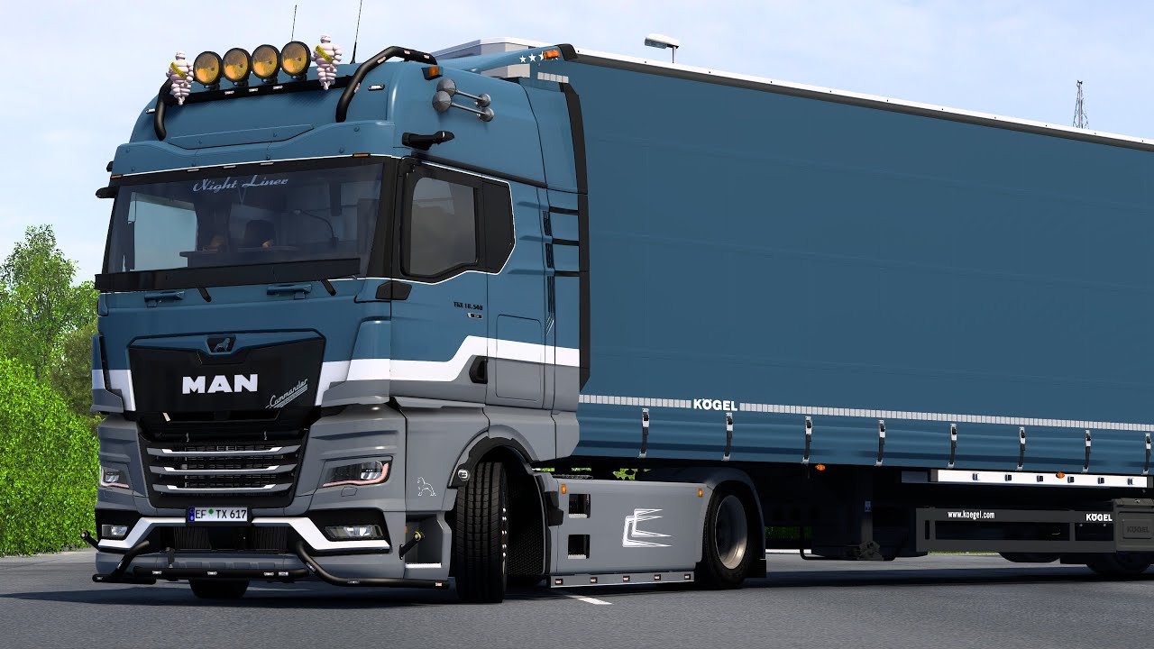 Realistic Driving | Low Deck MAN TG3 by Gloover | Erfurt - Magdeburg | ETS2 1.57 EuRoadNet