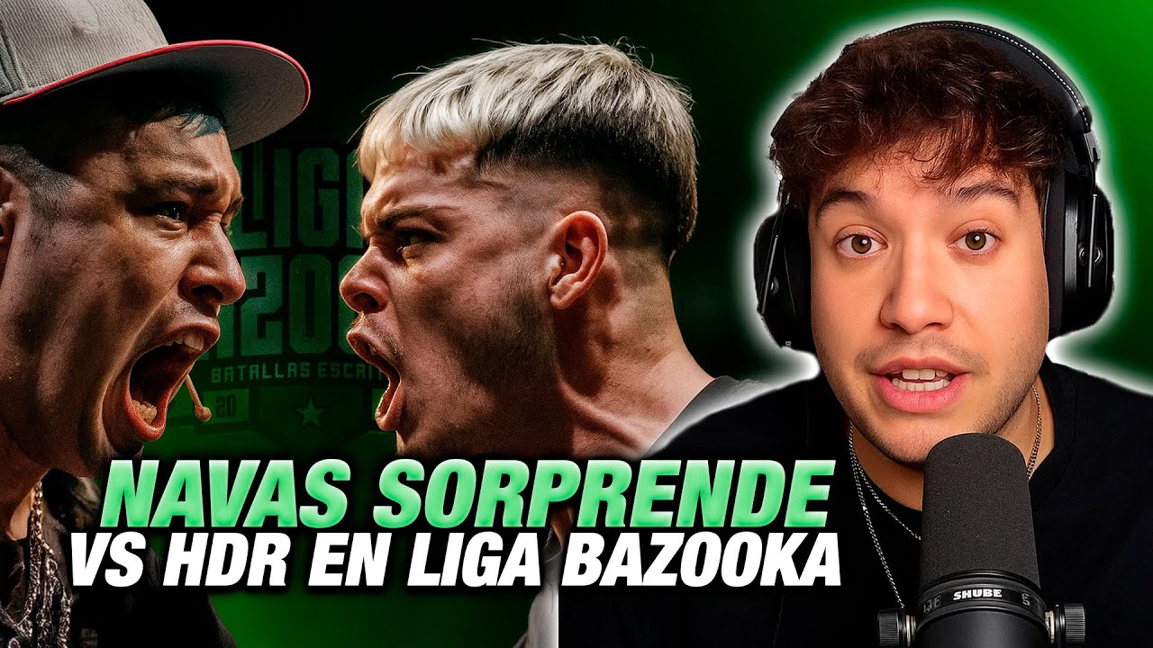 ¿NAVAS ES BUENO EN ESCRITAS? ¿LA MEJOR BATALLA DE HDR? ANALIZAMOS EL HDR VS NAVAS DE LIGA BAZOOKA🇦🇷