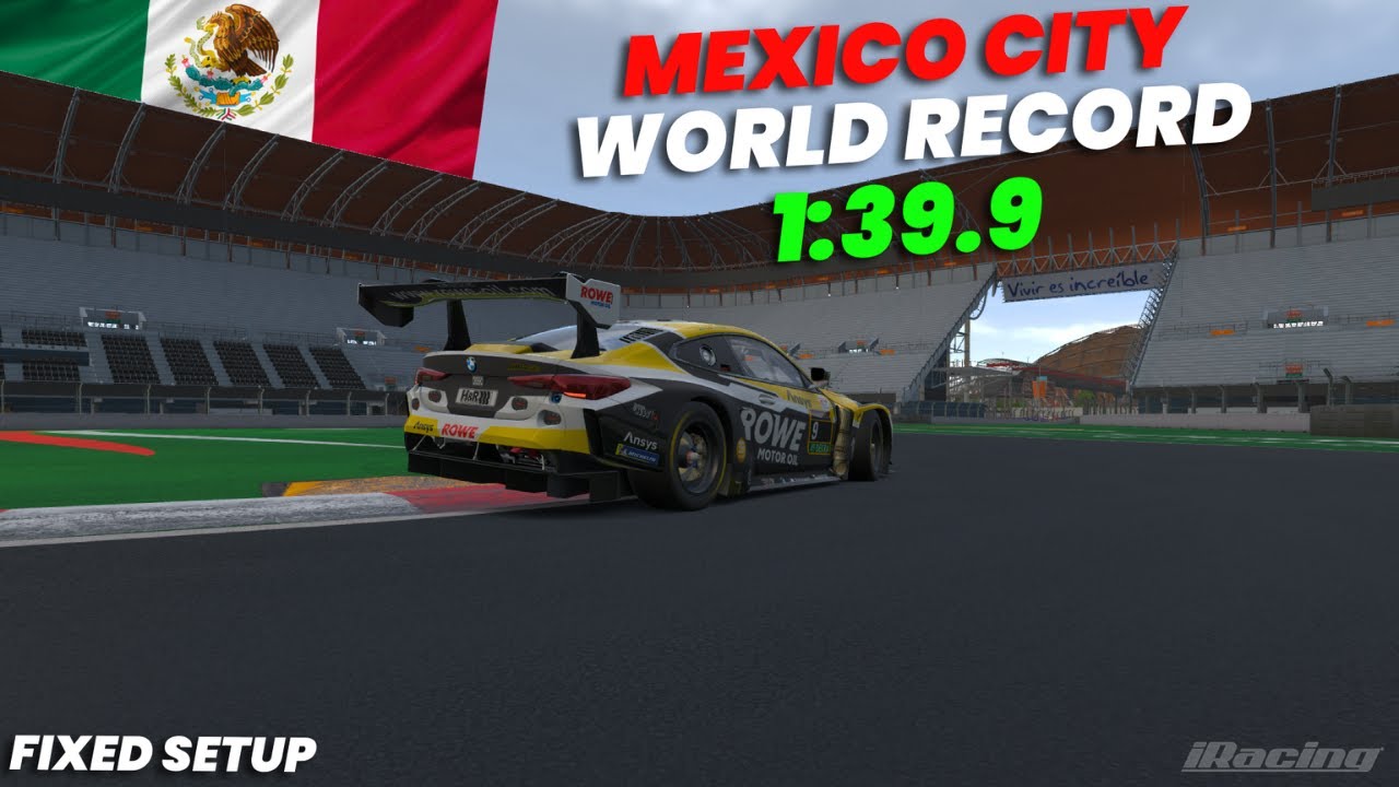 GT3 FIXED WORLD RECORD AT MEXICO CITY | iRacing | 1:39.986