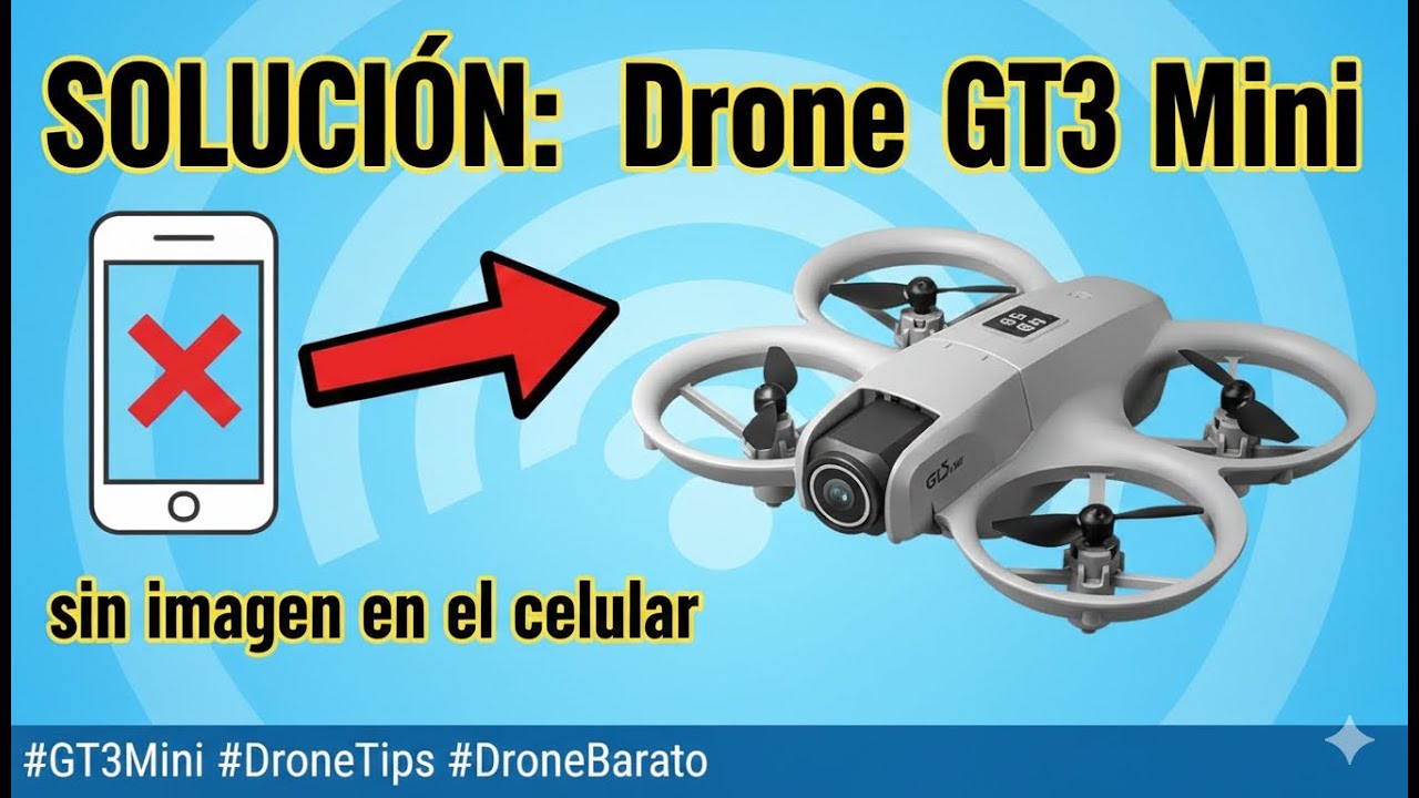 Drone GT3 mini no se conecta a la aplicación | Solución 