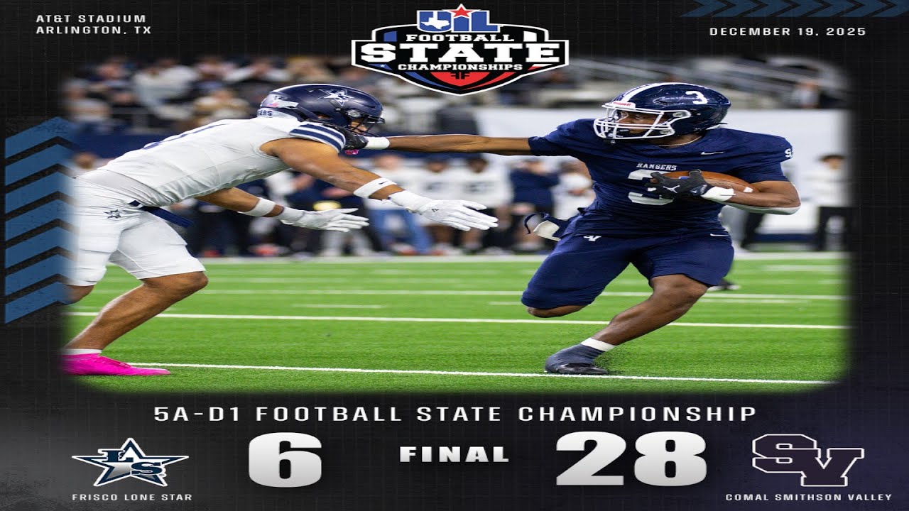 TEXAS HIGH SCHOOL FOOTBALL 5A FINAL FULL GAME | LONE STAR VS SMITHSON VALLEY