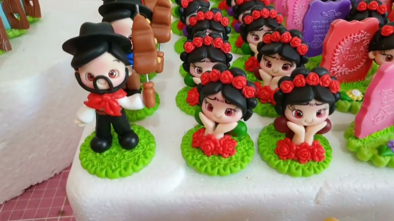 ❤️ Vlog Produção  Enfeites de Chimarrão Abril 2022 ❤️