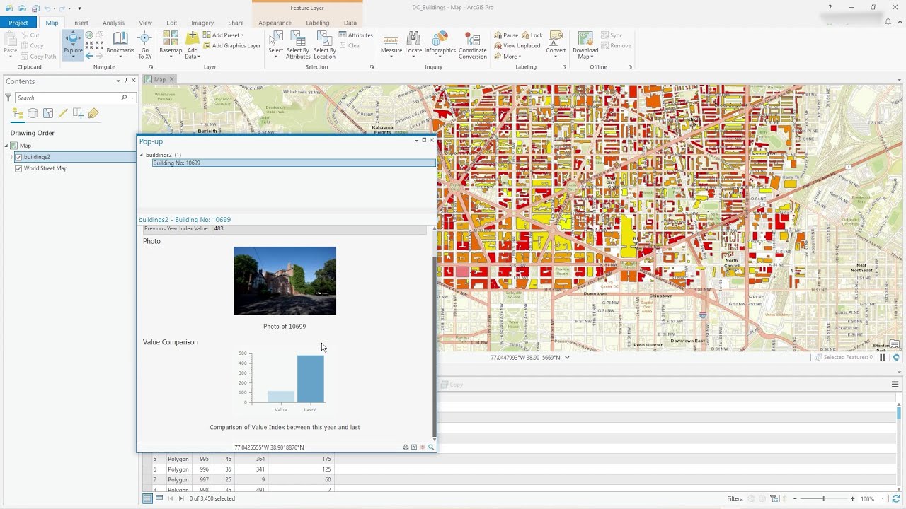 Настройка всплывающих окон в ArcGIS Pro