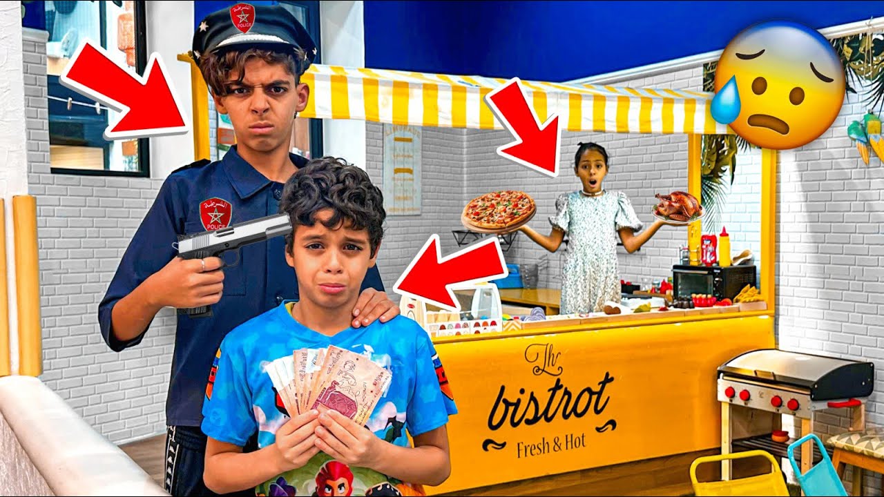 للأسف محل أكل سرقوا أخطر مجرم ! 🔫😱 شوفوا شنوا وقع 💔😭