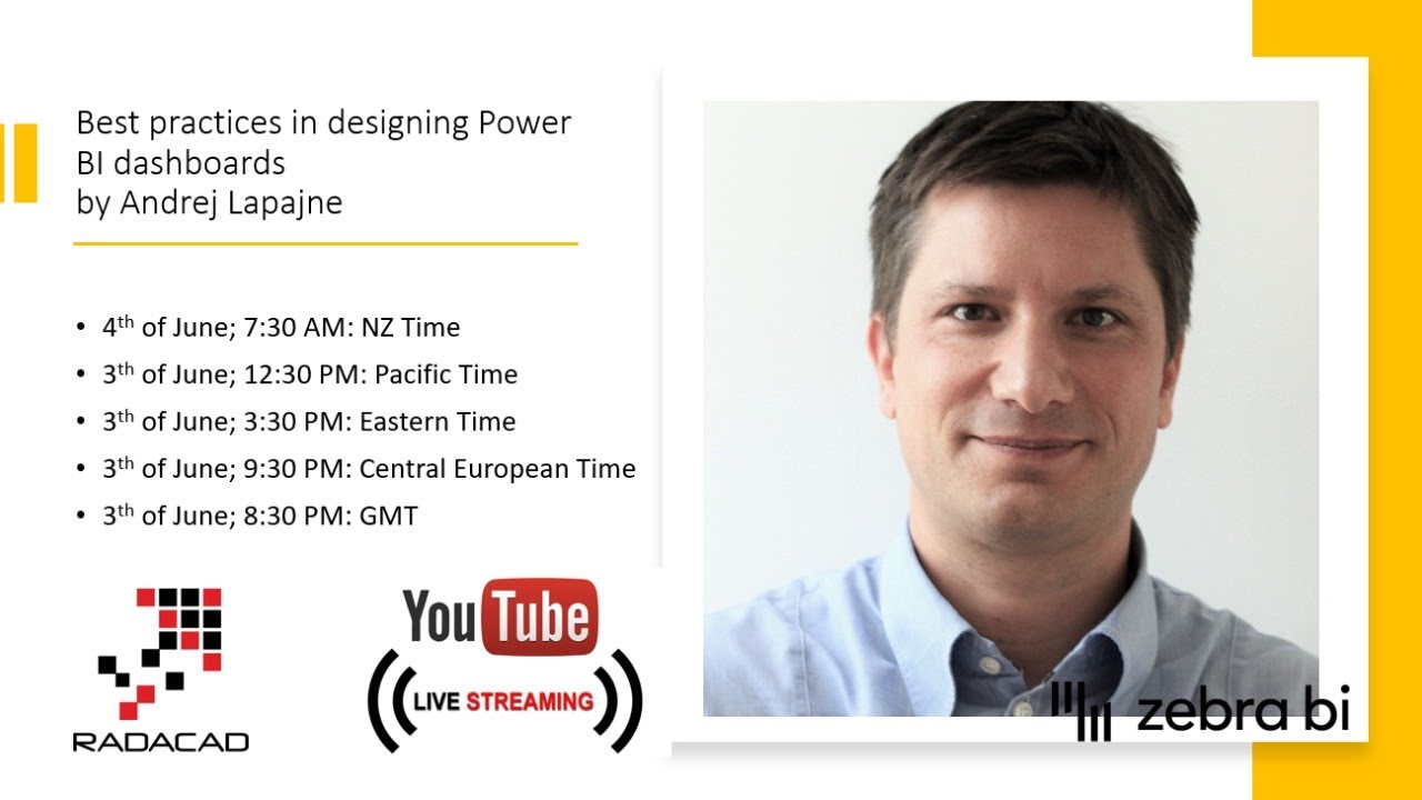 Best practices in designing Power BI dashboards by Andrej Lapajne
