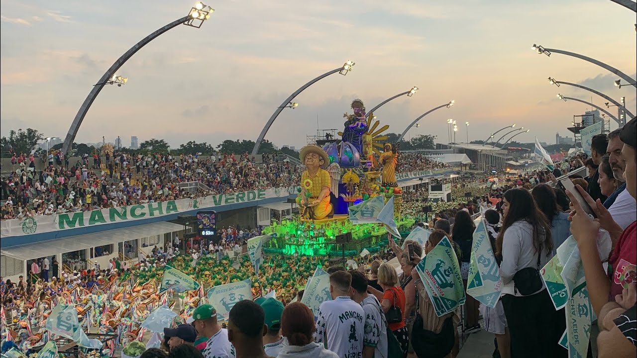 MANCHA VERDE 2024 - Largada do Samba | Desfile oficial