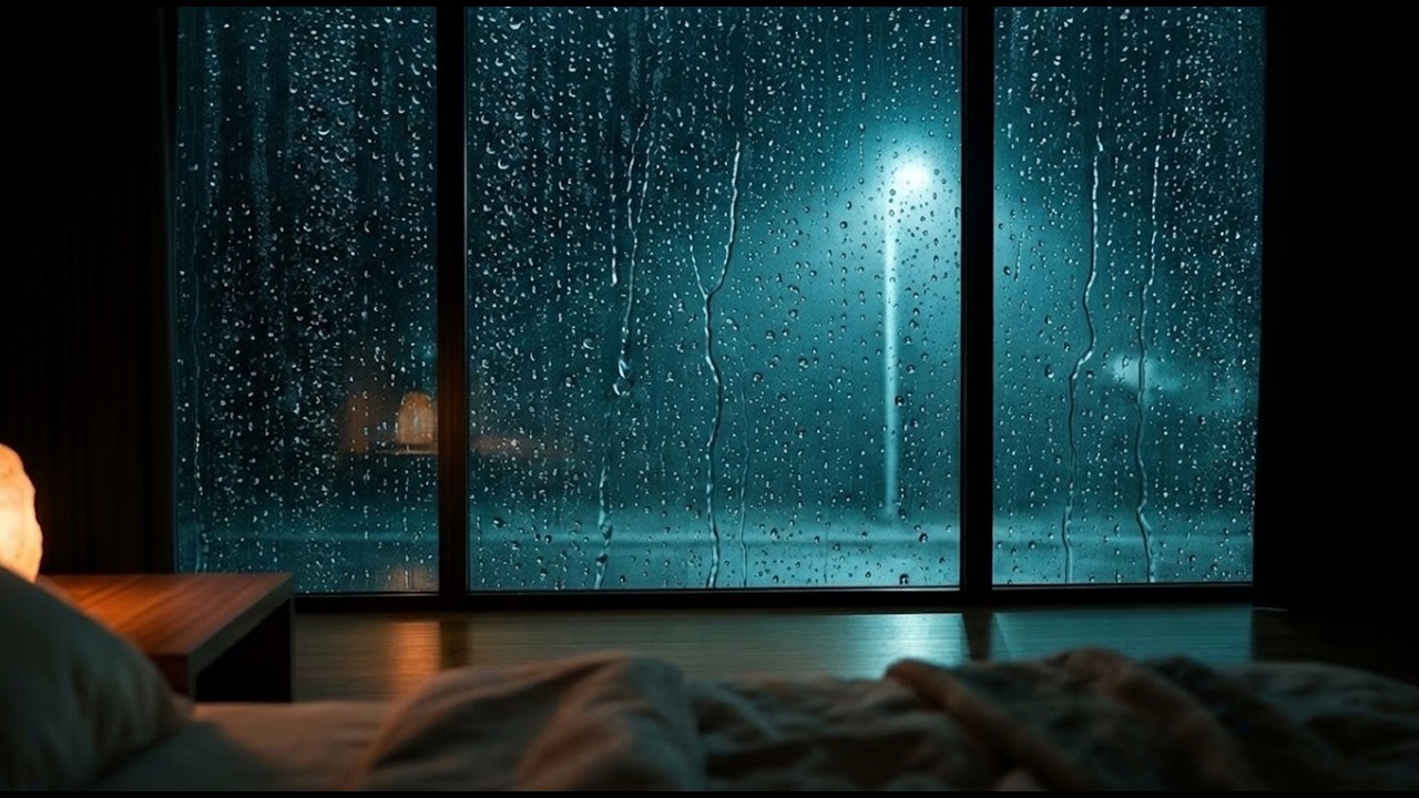 8 Hours Rain on Roof & Deep Brown Noise (400Hz) 🌧️ Block All Noise for Instant Sleep