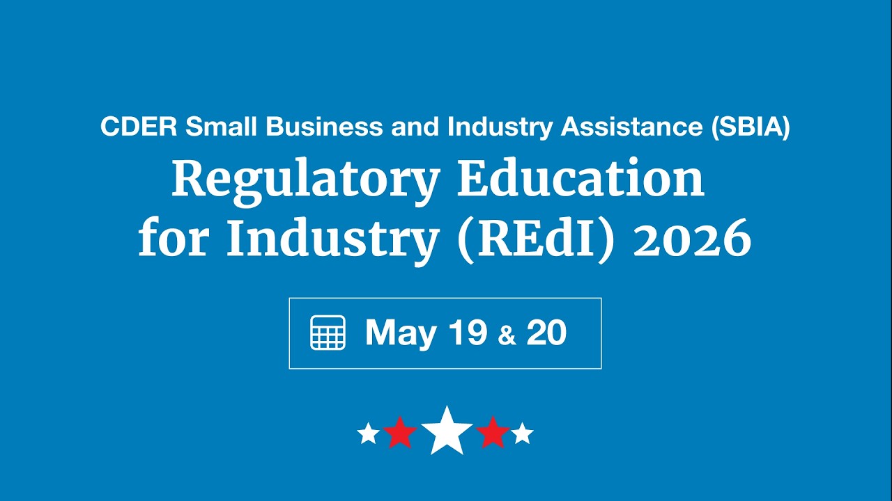 CBER - REdI Annual Conference 2026: Innovative Regulatory Strategies to Advance Medical Products