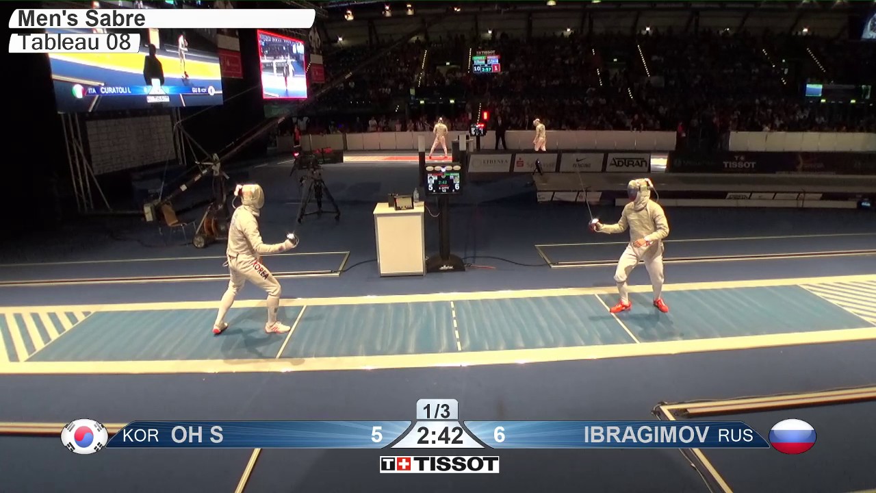 FE M S Individual Leipzig GER World Championships 2017 T08 03 blue OH KOR vs IBRAGIMOV RUS
