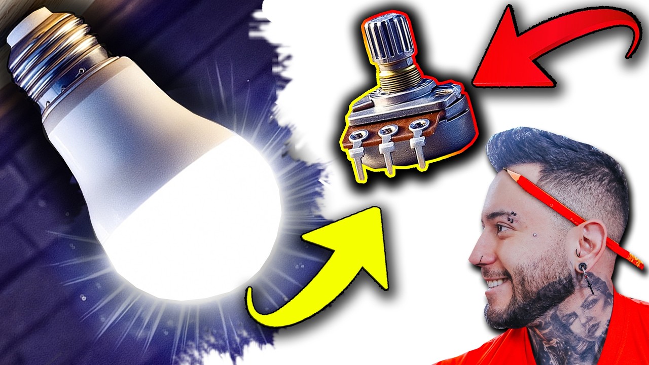 🛠️ Transforme Uma Lâmpada LED Comum Em LED Ajustável!