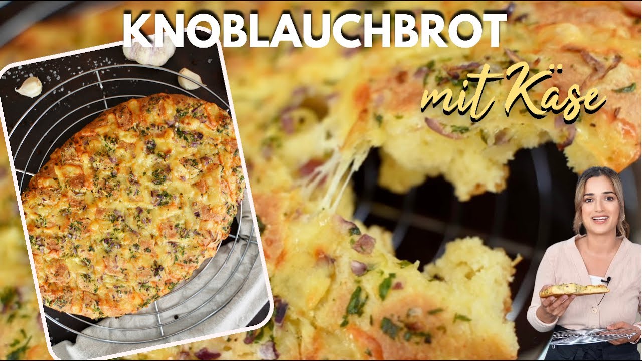 Das leckerste Knoblauchbrot mit Käse - so weich und fluffig / Kikis Kitchen