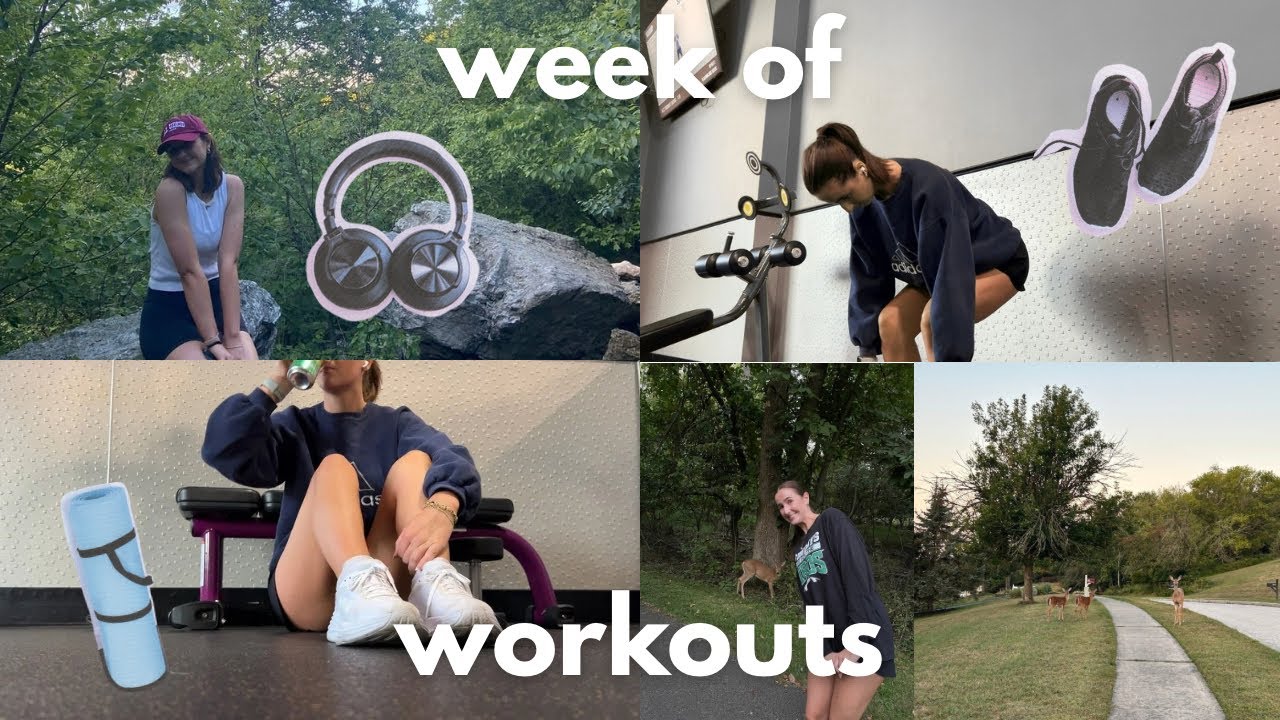 My week of workouts | gym routine, outdoor walks, & recovery