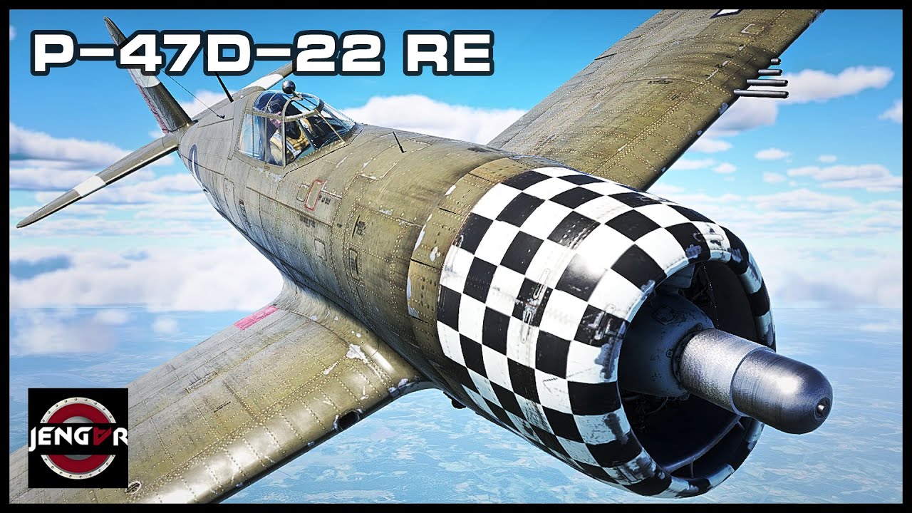 Jug — это ЛЮБОВЬ, Jug — это ЖИЗНЬ! Никогда не надоедает! P-47D-22 RE Razorback — США — War Thunder!