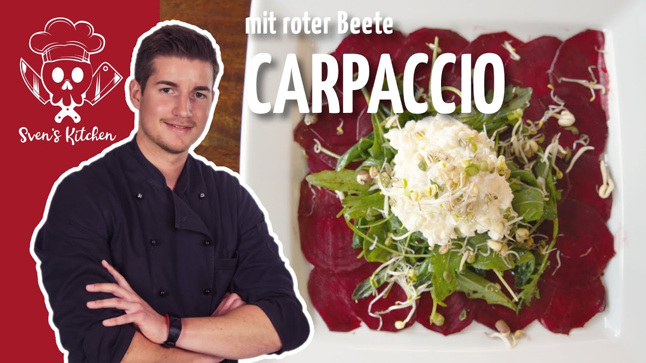 Rote Bete Carpaccio [Vegetarisch & Low Carb]