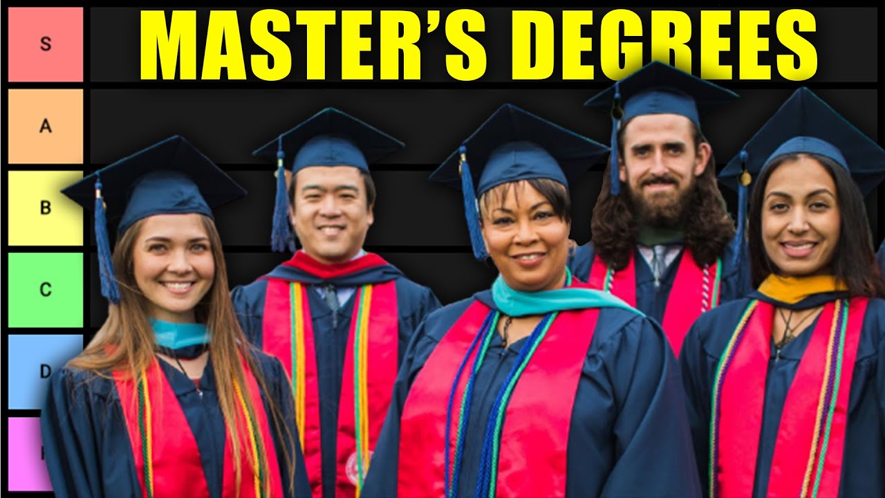 Masters Degree Tier List (Masters Degrees RANKED)