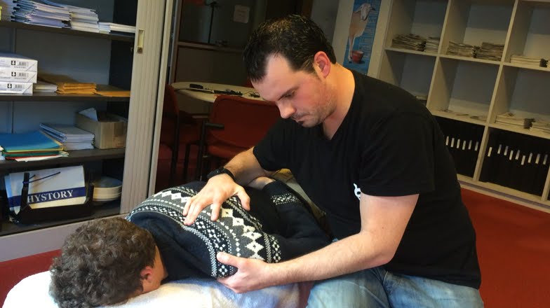 Se faire masser sur son lieu de travail