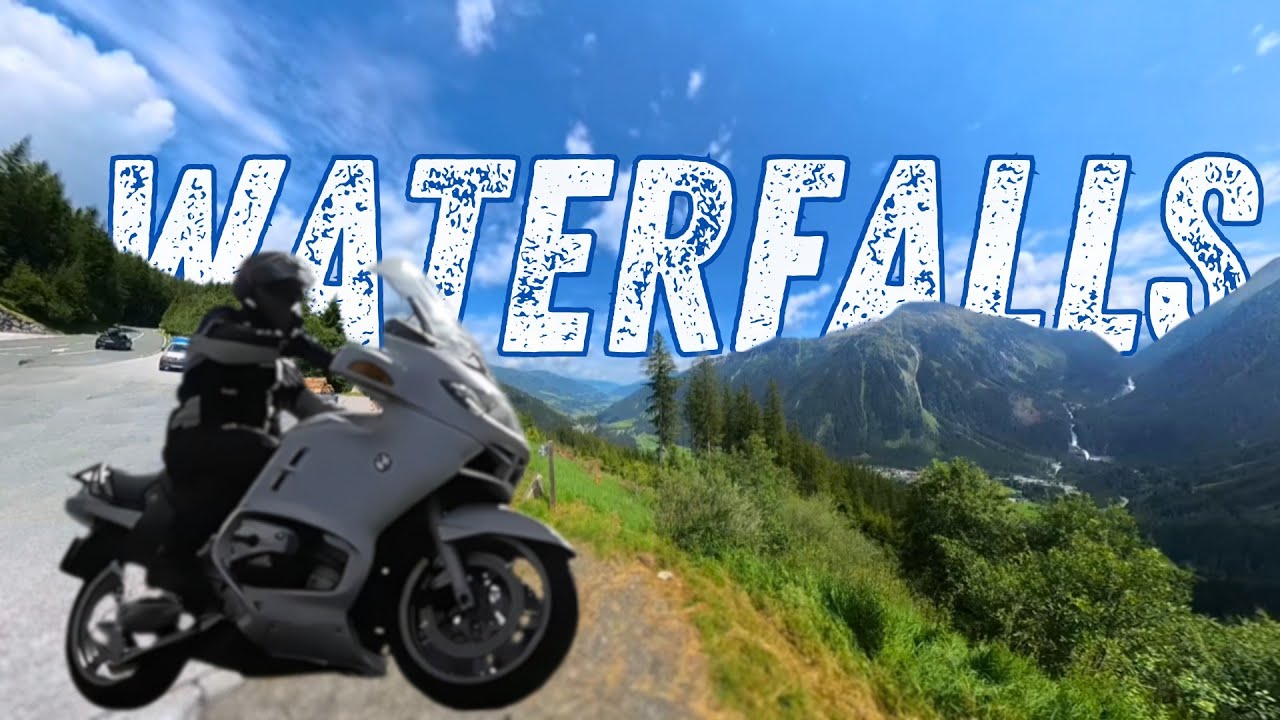A visit to AMAZING Alpine WATERFALLS | BMW R1150RT Alps Camping Trip | Ep4