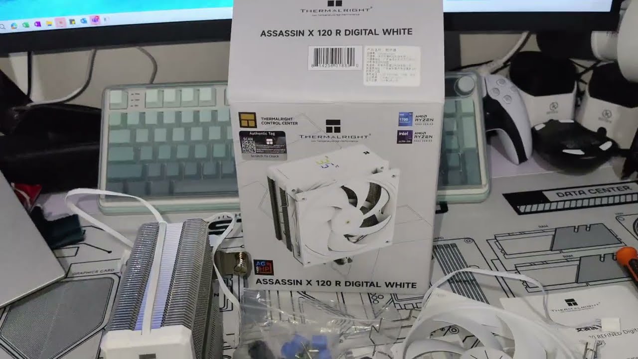 Thermalright Assassin X 120 R Digital WHITE Unbox and Review