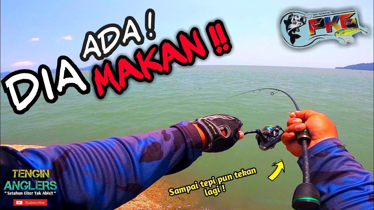 💢MEMUJUK EBEK MENGGUNAKAN MICRO JIG KETIKA AIR BESAR (Rod Artemis & Ryobi Ultrapower)