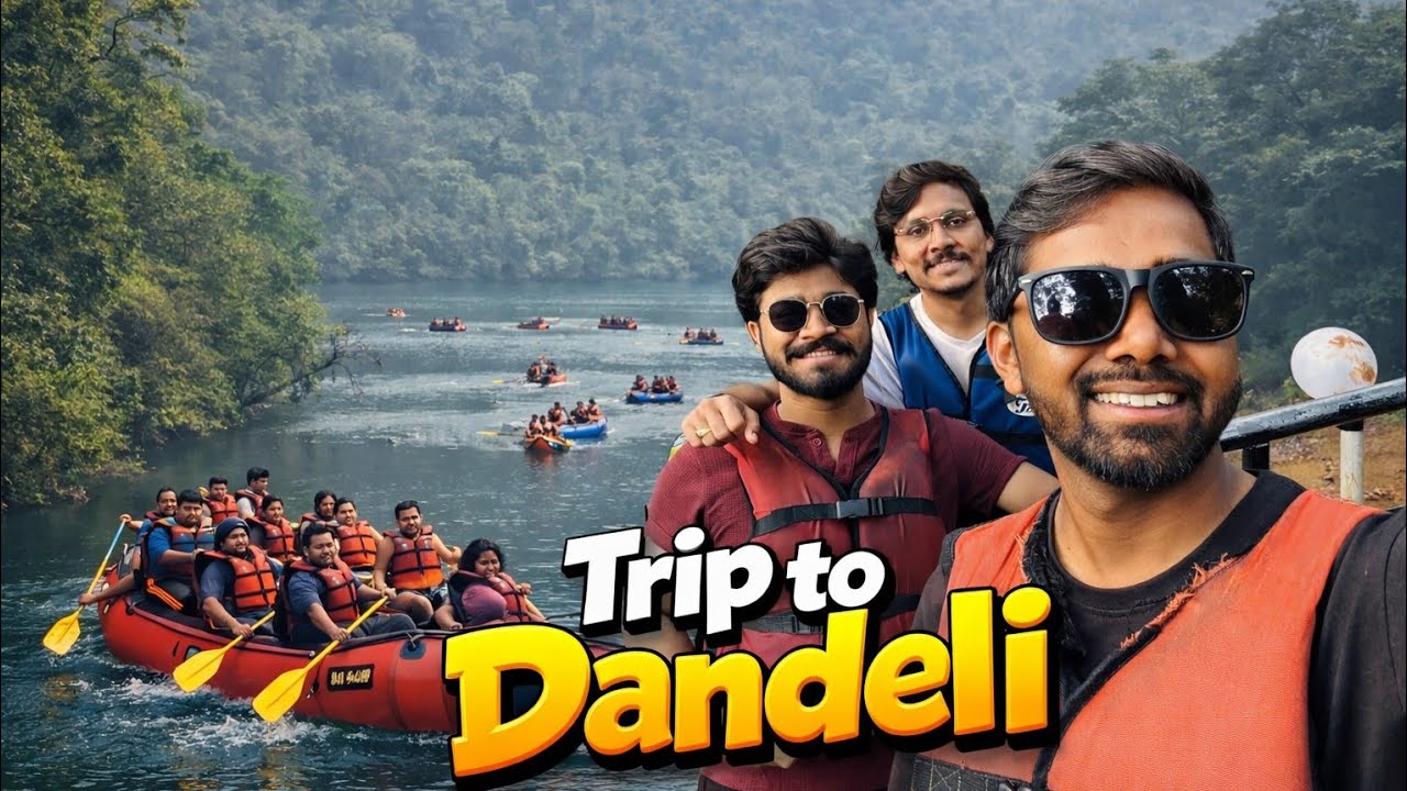 DANDELI 2 DAYS TRIP❤️‍🔥| RIVER RAFTING |RIVER ZIP LINE | KAYAKING🛶 #dandeli #riverrafting #travel 