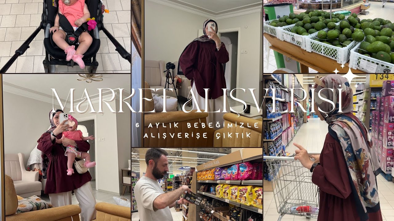 AYLIK MARKET ALIŞVERİŞİ 🛒 | SÜREKLİ KUCAK İSTEYEN KIZIMLA ALIŞVERİŞ 🙂🛍️ #alışveriş