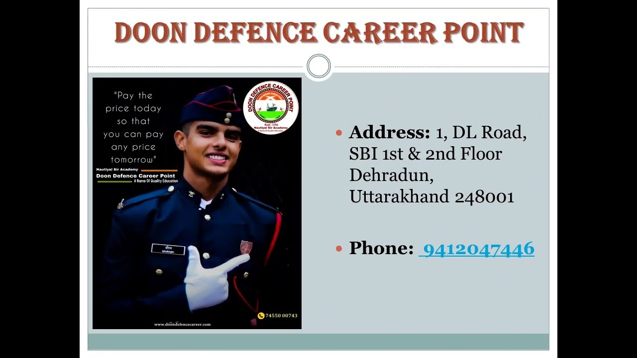 Top 5 CDS Coaching Institute in Dehradun