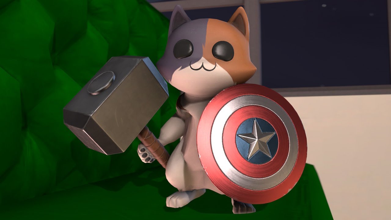 Kit Becomes an Avenger (Fortnite Animation)