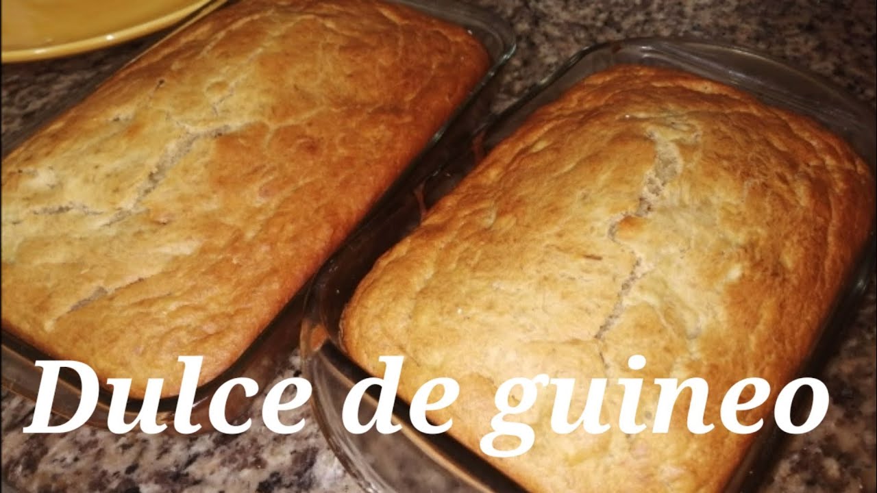 Dulce de guineo (banana, plátano maduro)