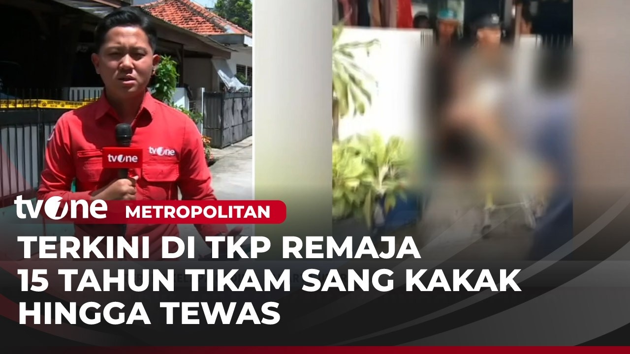 Polisi Olah TKP Kasus Remaja 15 Tahun Aniaya Kakak Kandung Hingga Tewas | Metropolitan