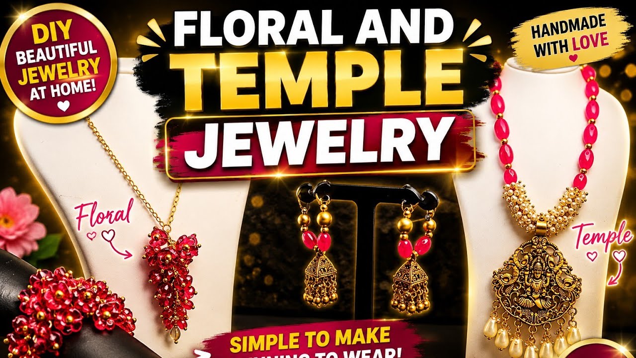 Exquisite Handmade Floral & Temple Jewelry Collection | Traditional & Trendy