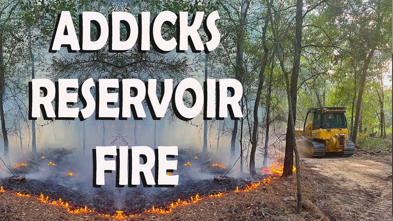 Addicks Reservoir Fire October 7, 2024