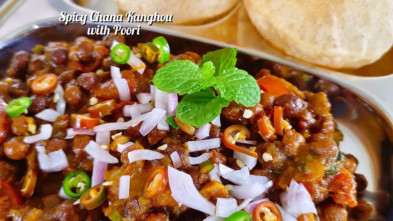 CHANA POORI ki Recipe / Chana Kanghou with Poori