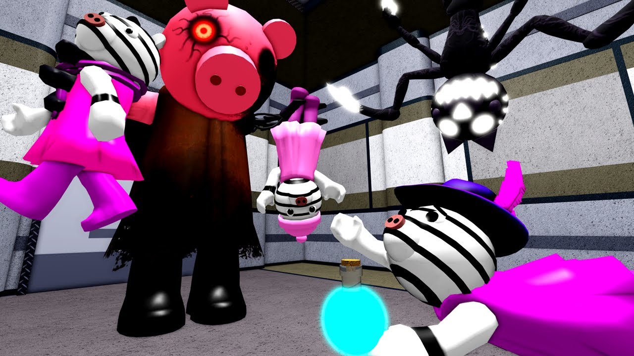 Zizzy Fights Shadow Penny and Ombra Origin Story Reaction! Roblox Piggy Animations