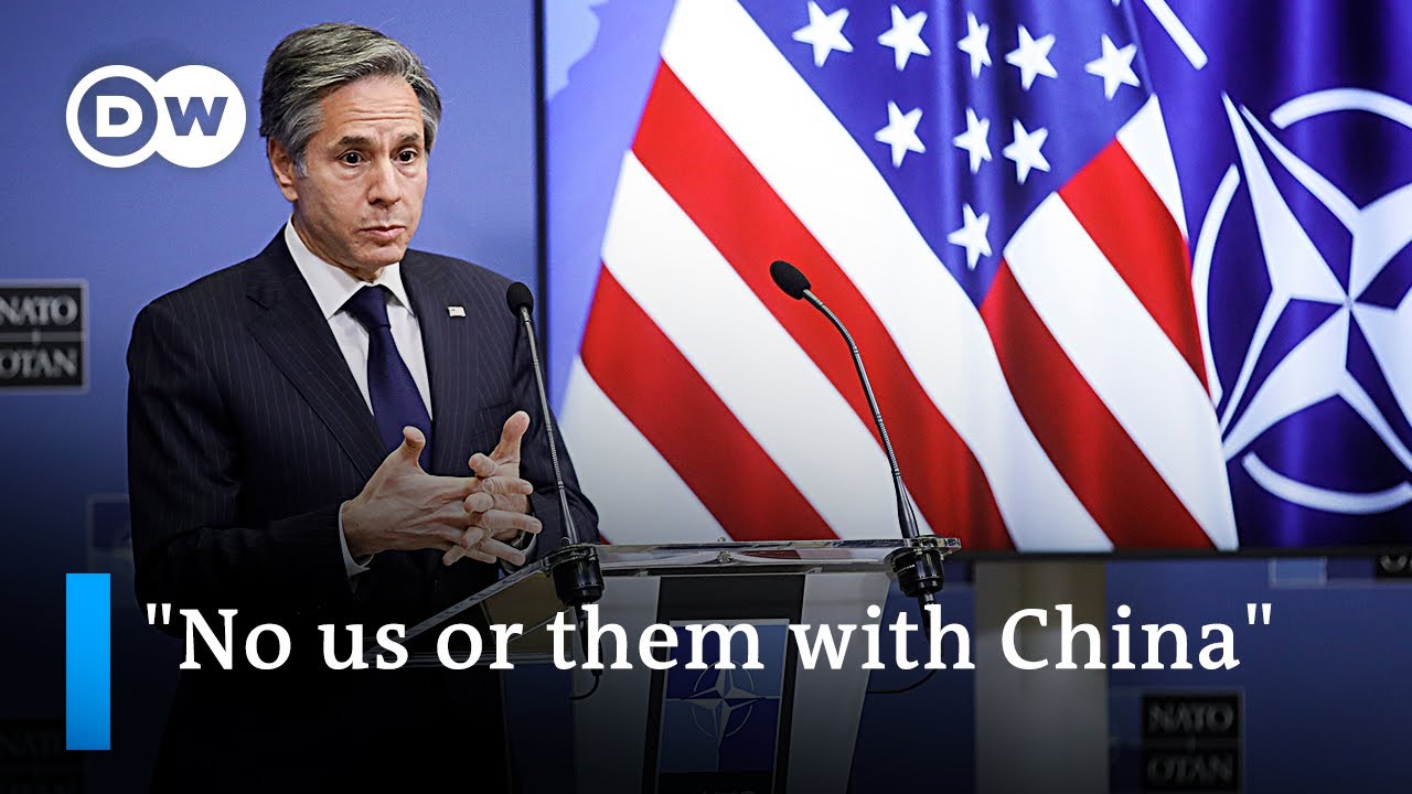 US calls for joint approach towards China at NATO summit | DW News