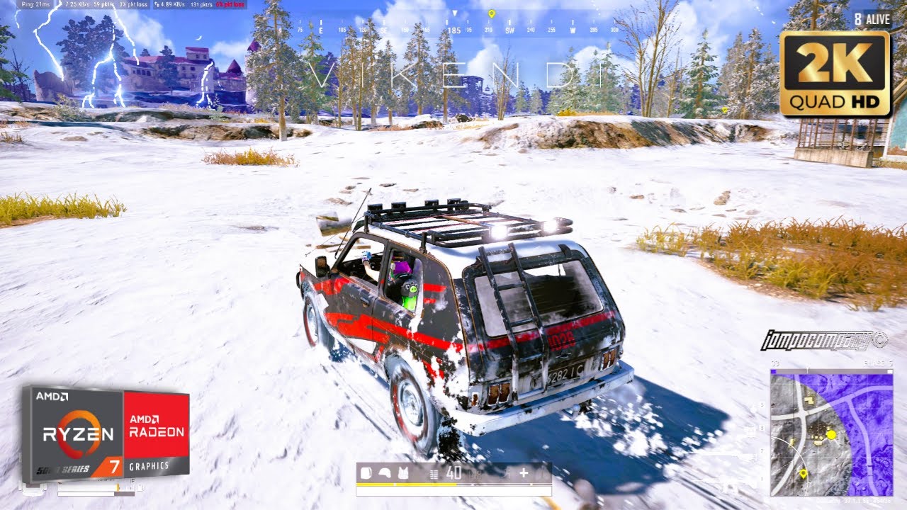 PUBG PC : BATTLEGROUNDS 2025 SOLO VIKENDI 2K [QHD] | AMD Ryzen™ 7 5700X3D | RX 6700XT 12GB
