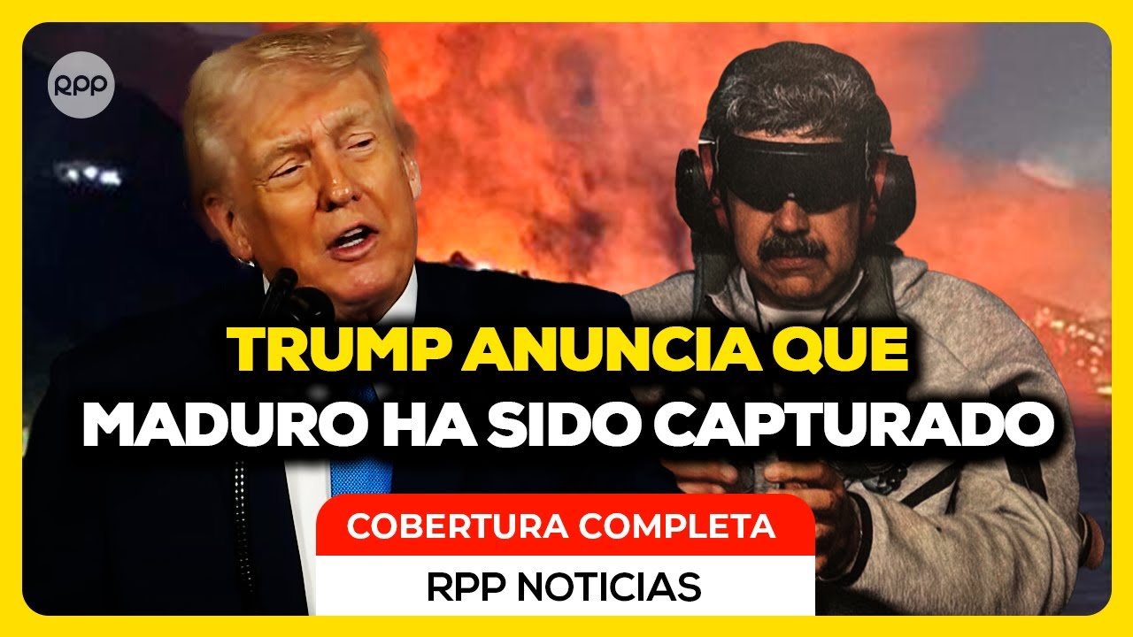 🚨 Captura de Maduro: Trump anuncia plan de EE. UU. para Venezuela #RPPEspeciales