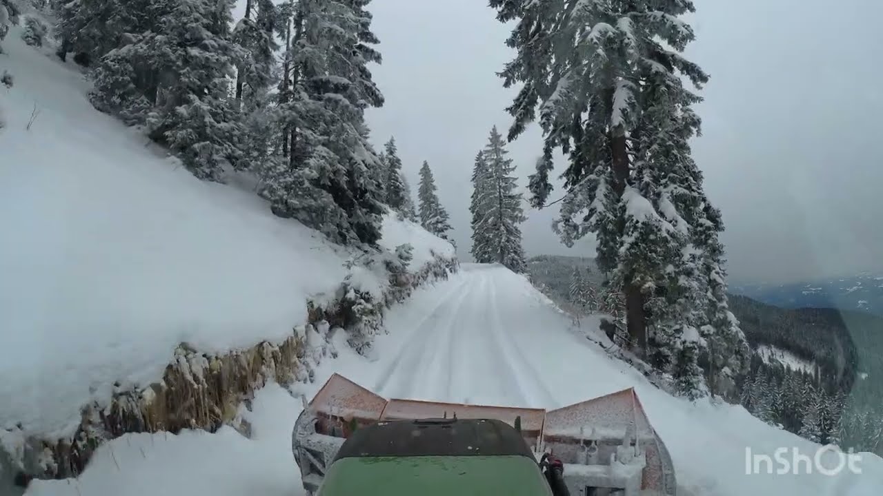 Winterdienst ❄️ 25/26 ❄️ Fendt 211 S3 ❄️ crazy weather 😱 beautiful nature 4K 🏔️ pics back view