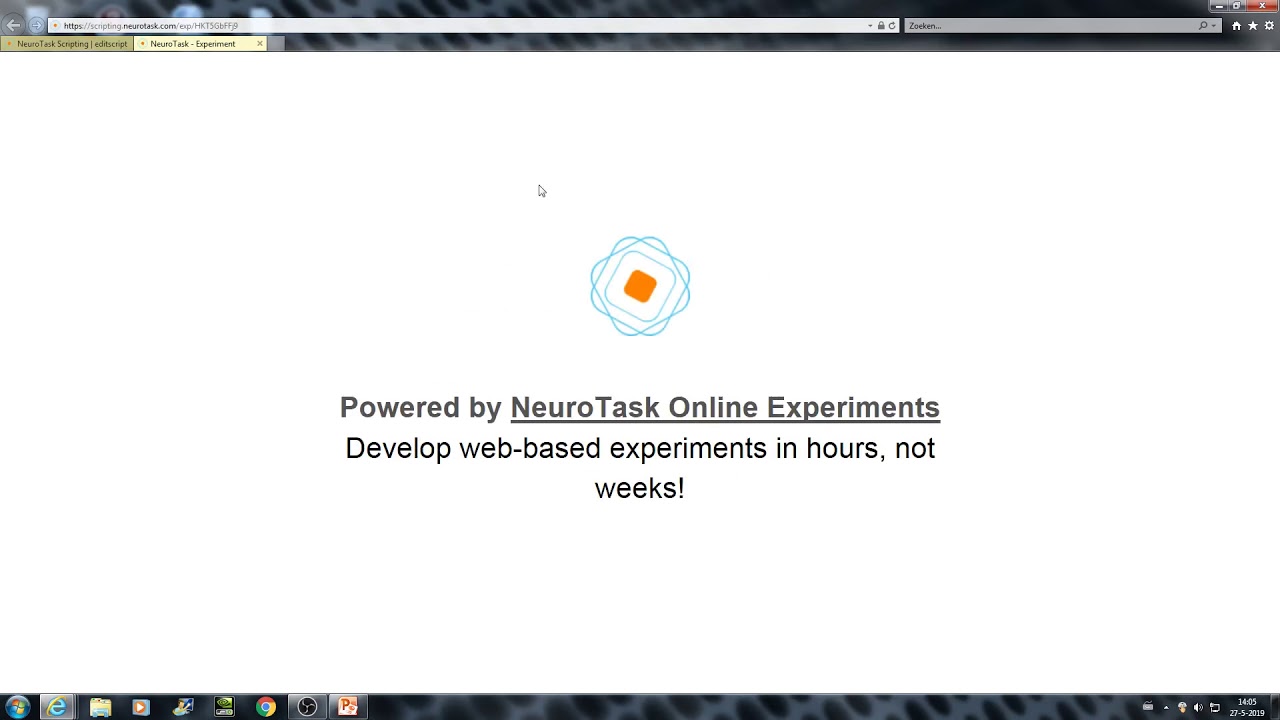 Chapter 2: Program a GO/NO-GO task. Part 1