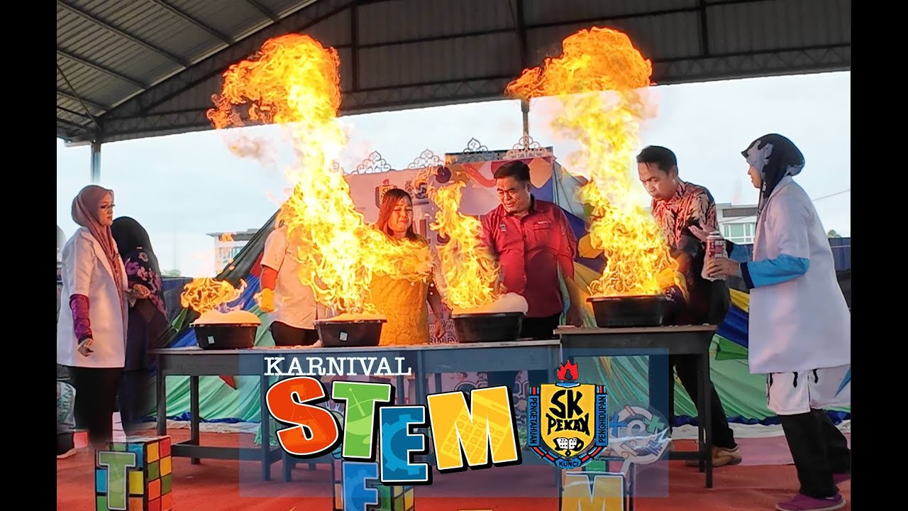 KITA BAKAR!! KITA BAKAR!!  🤣           |   KARNIVAL STEM DI SK PEKAN LAHAD DATU SABAH