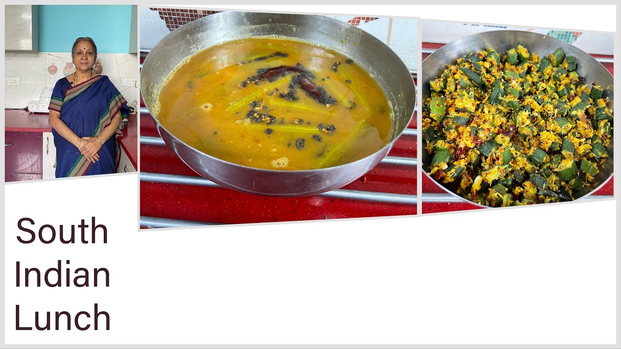 Vendaikai /OkraFry & Murungaikai/Drumstick Sambar I No Onion No Garlic